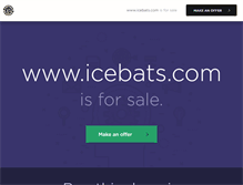 Tablet Screenshot of icebats.com